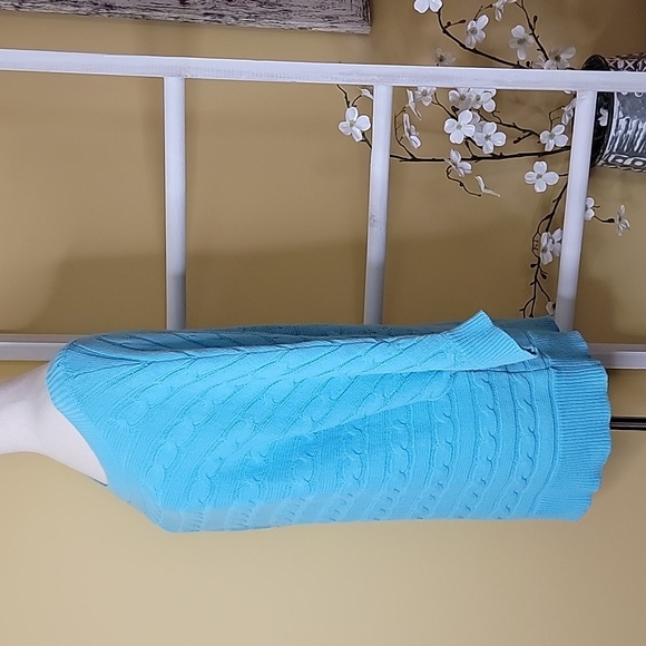 American Living Sweater Size Large Turquoise - Picture 5 of 6